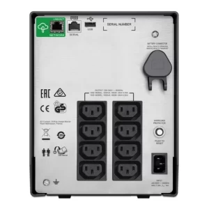 APC Smart-UPS C 1000VA LCD 230V with SmartConnect, SMC1000IC Output